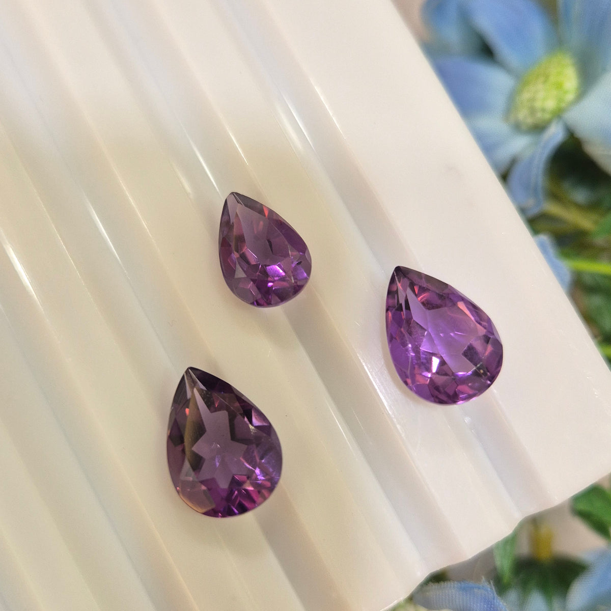 Natural Amethyst (Jamunia) | AME 127 | 13.34 Carat | Certified