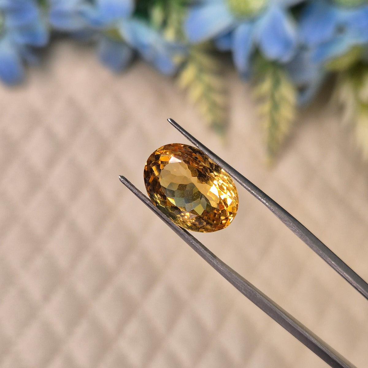 Natural Citrine (Sunela) | Citrine 156 | 8.18 Carat | Certified
