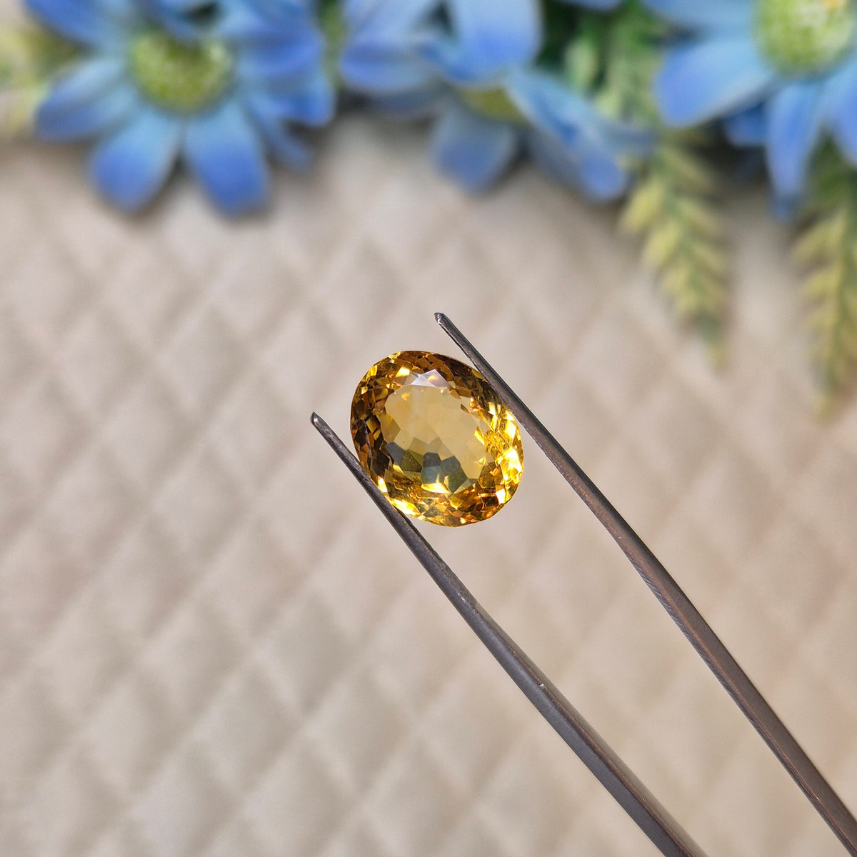 Natural Citrine (Sunela) | Citrine 168 | 6.72 Carat | Certified