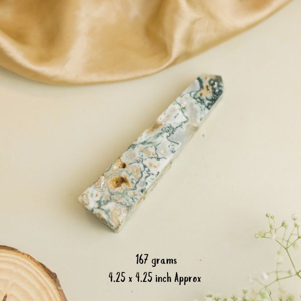NATURAL TREE AGATE  WAND
