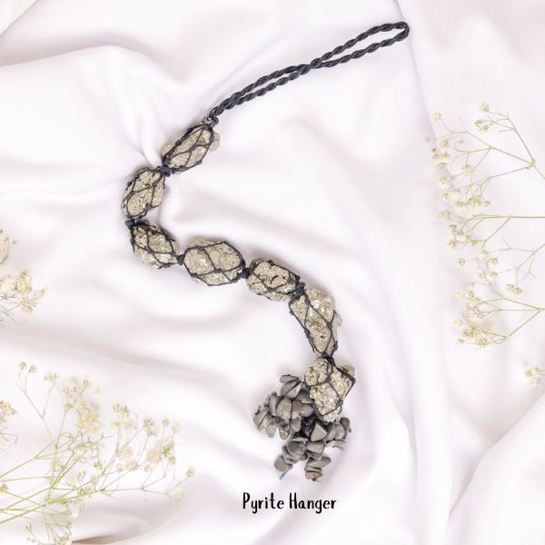 NATURAL PYRITE HANGER