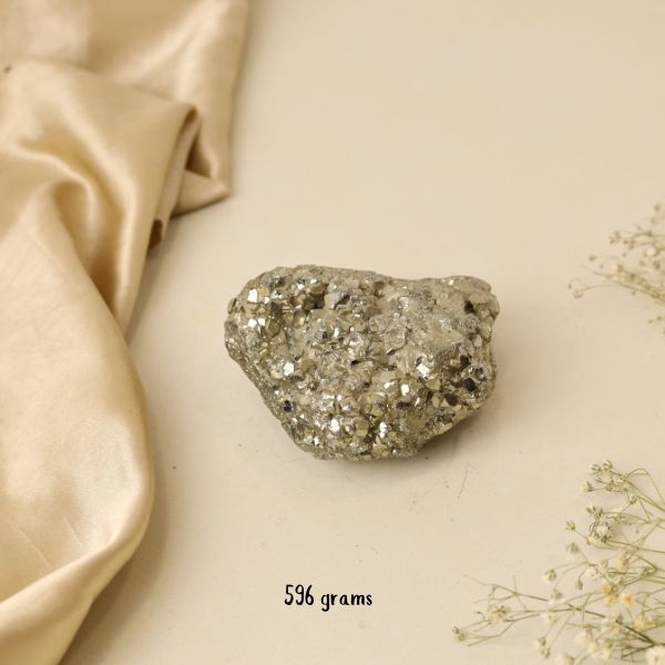 NATURAL PYRITE CLUSTER (596 GRAMS)