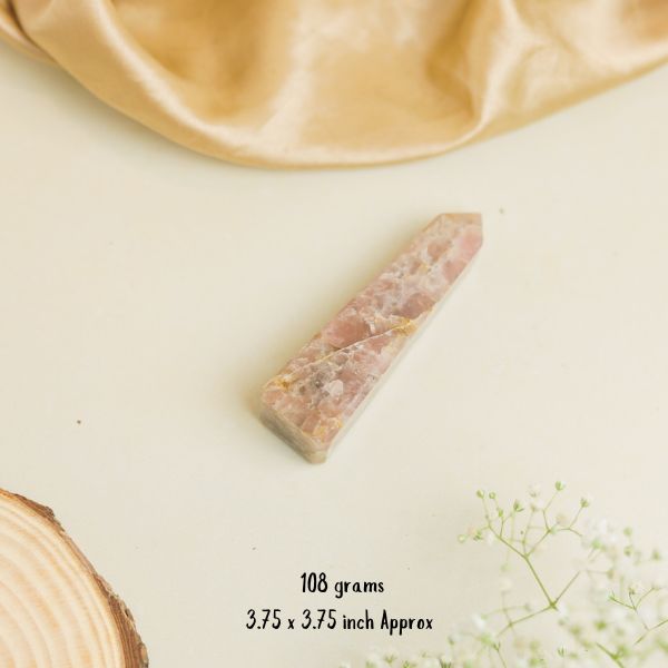 NATURAL ROSE QUARTZ  WAND