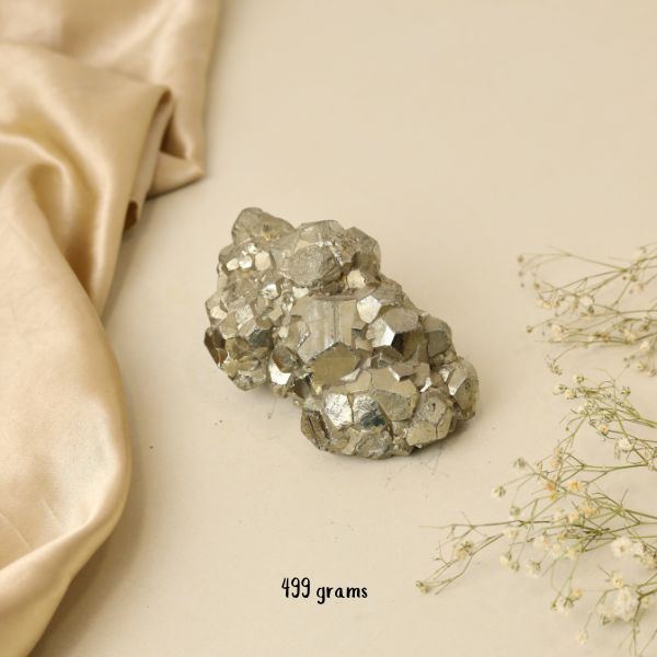 NATURAL PYRITE CLUSTER (499 GRAMS)
