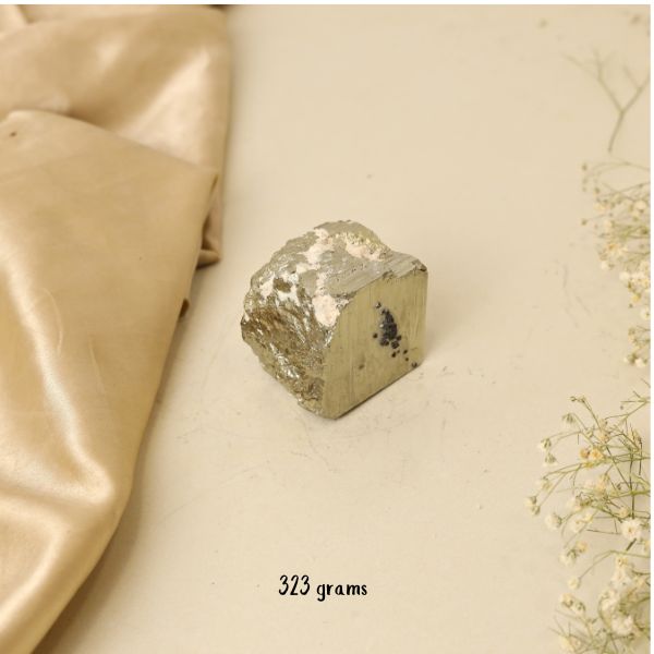 NATURAL PYRITE CLUSTER (323 GRAMS)