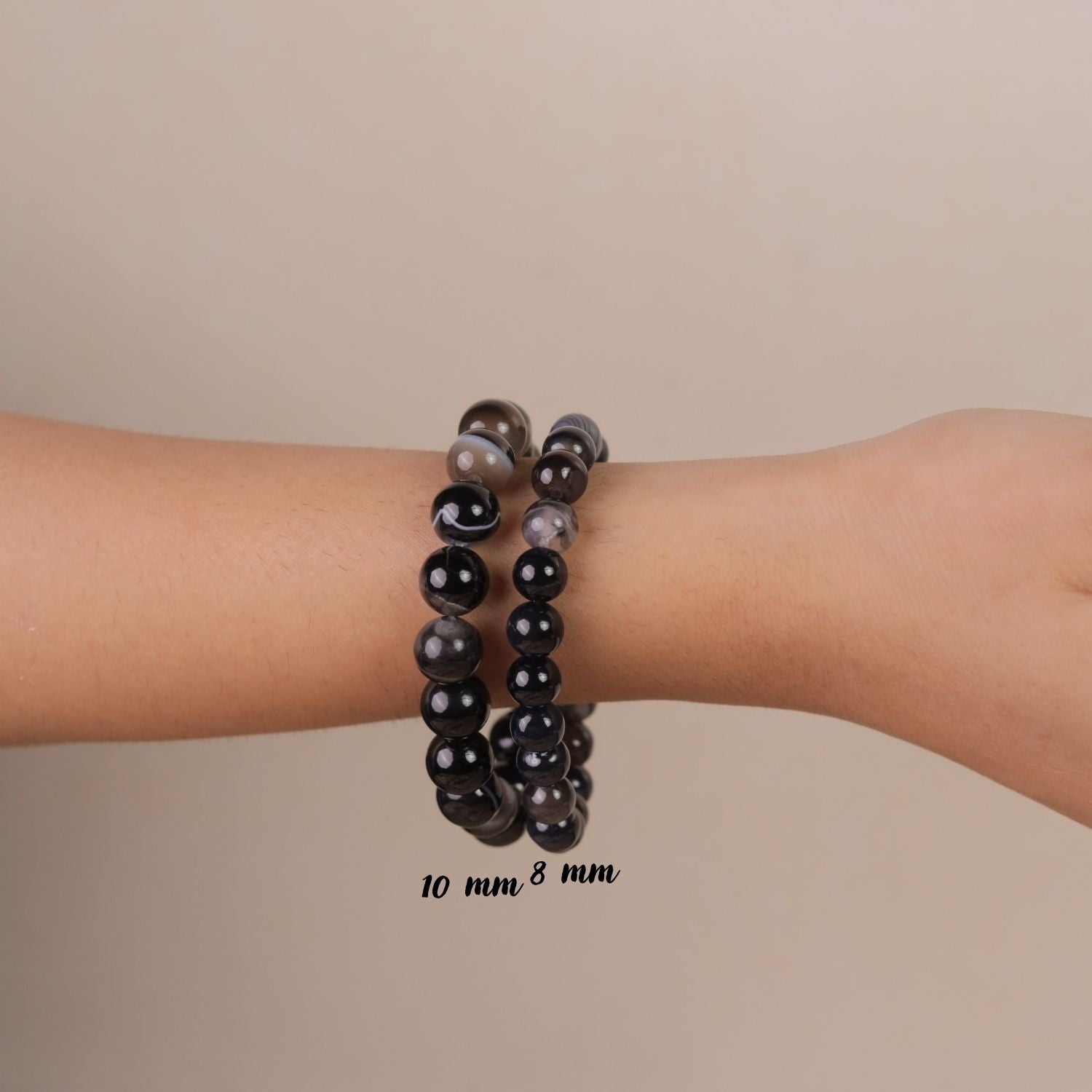 NATURAL BLACK ONYX BRACELET