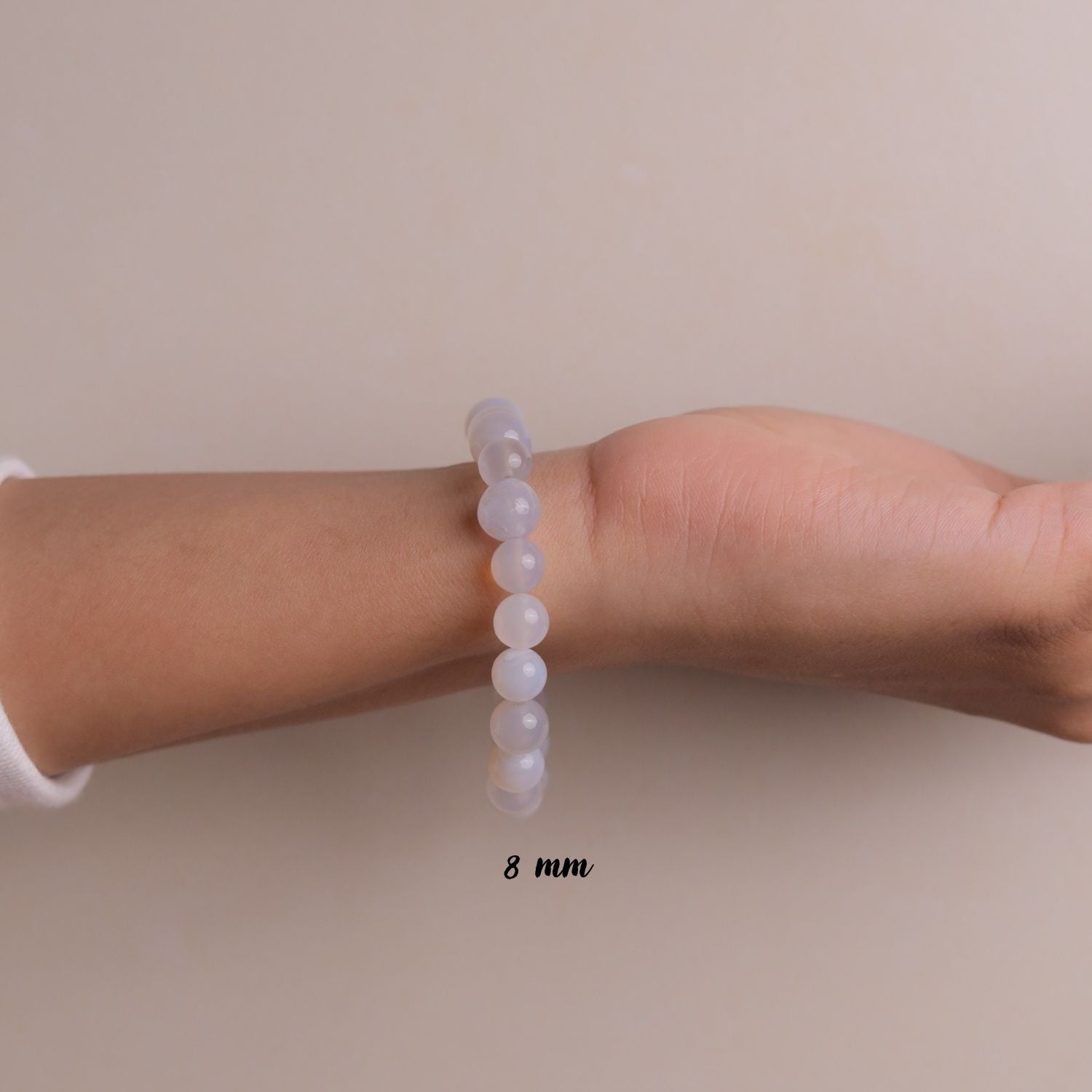 NATURAL BLUE LACE AGATE BRACELET