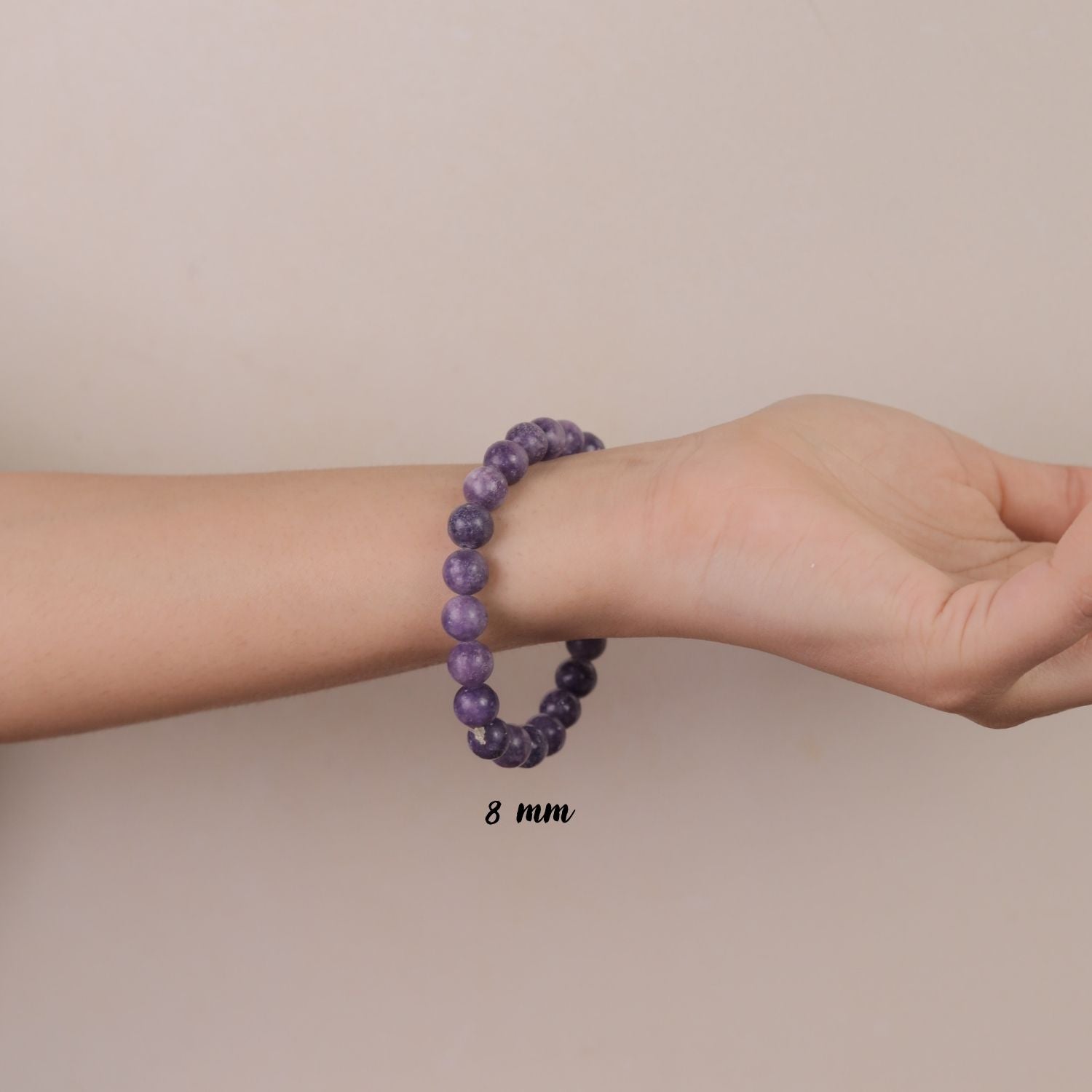 NATURAL LEPIDOLITE BRACELET