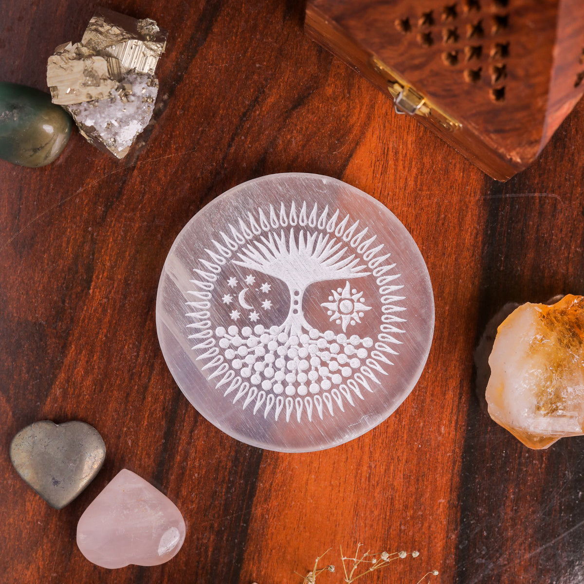 Natural Selenite Plate