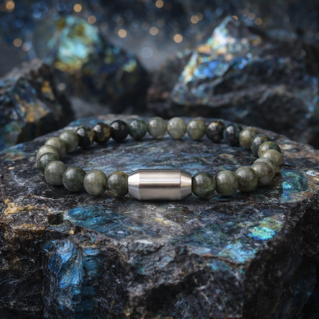 NATURAL LABRADORITE BRACELET