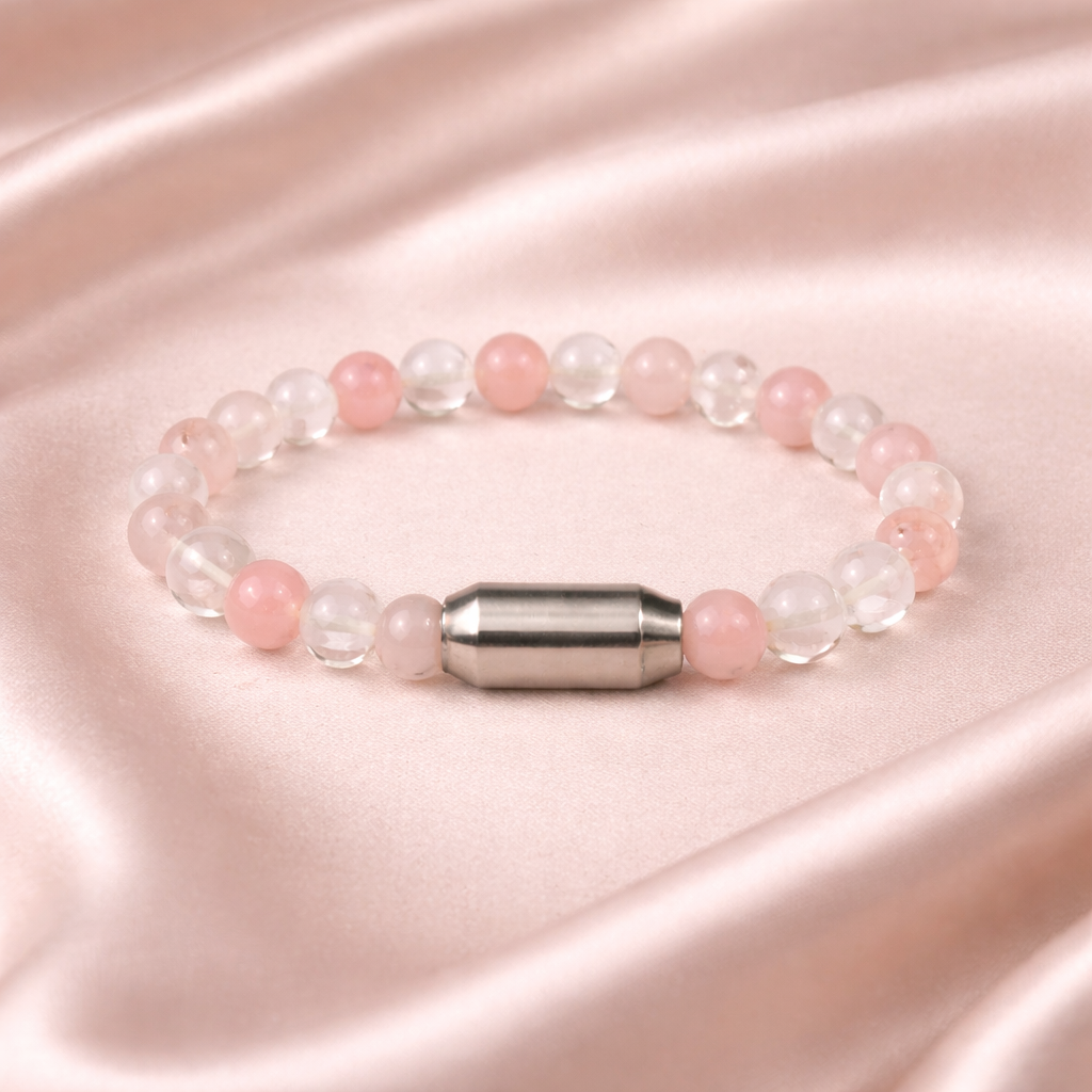 NATURAL CRYSTAL SHIV SHAKTI BRACELET