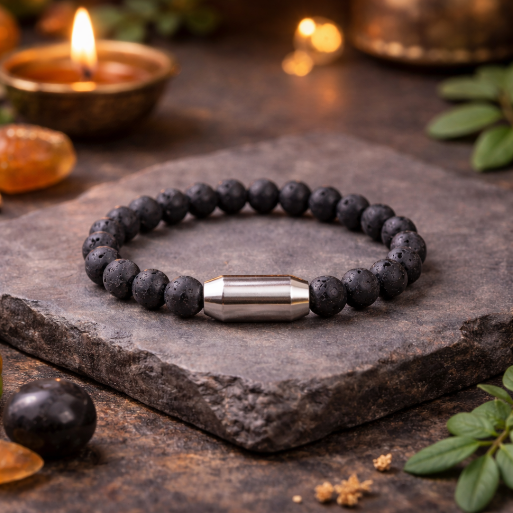 NATURAL LAVA BRACELET