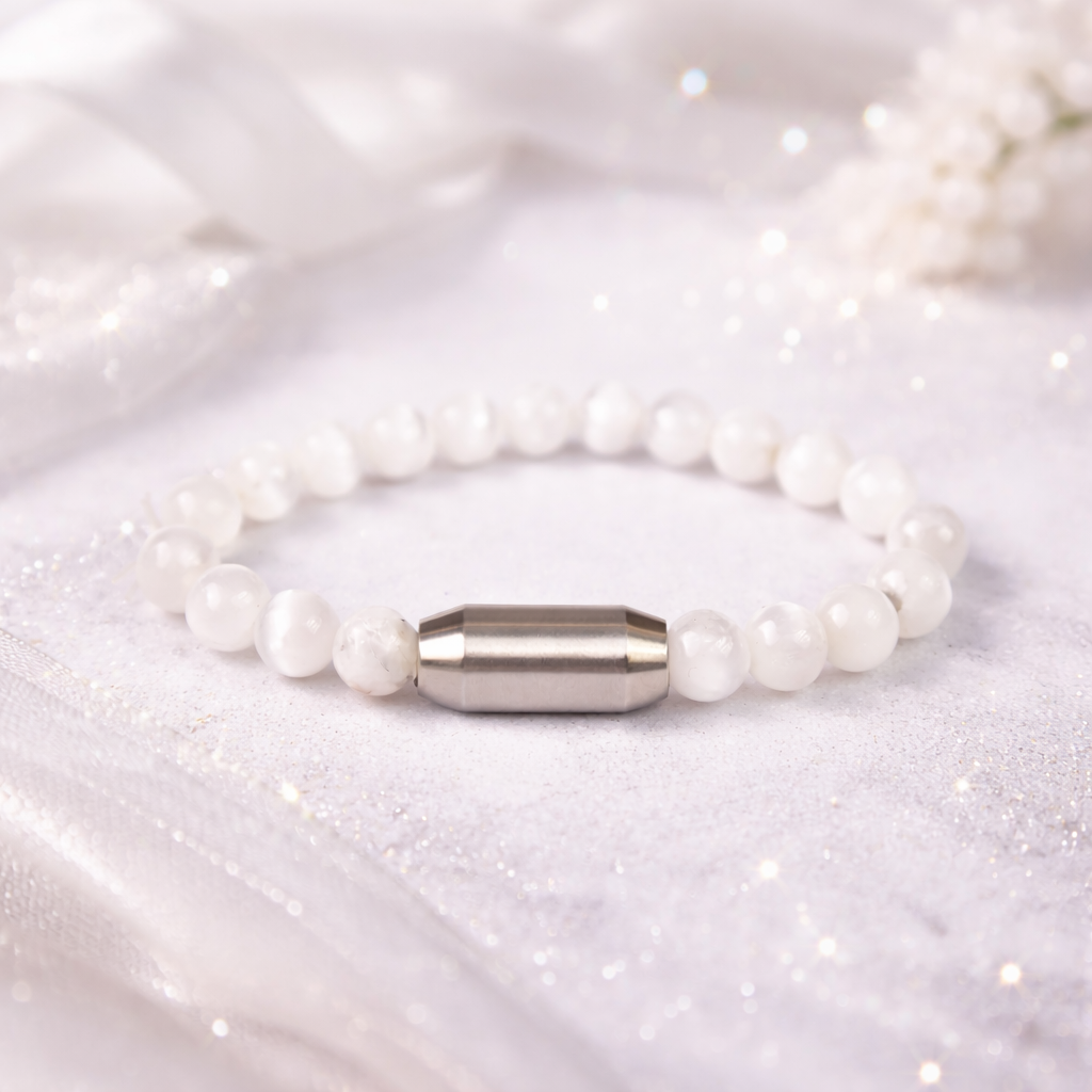 NATURAL SELENITE BRACELET