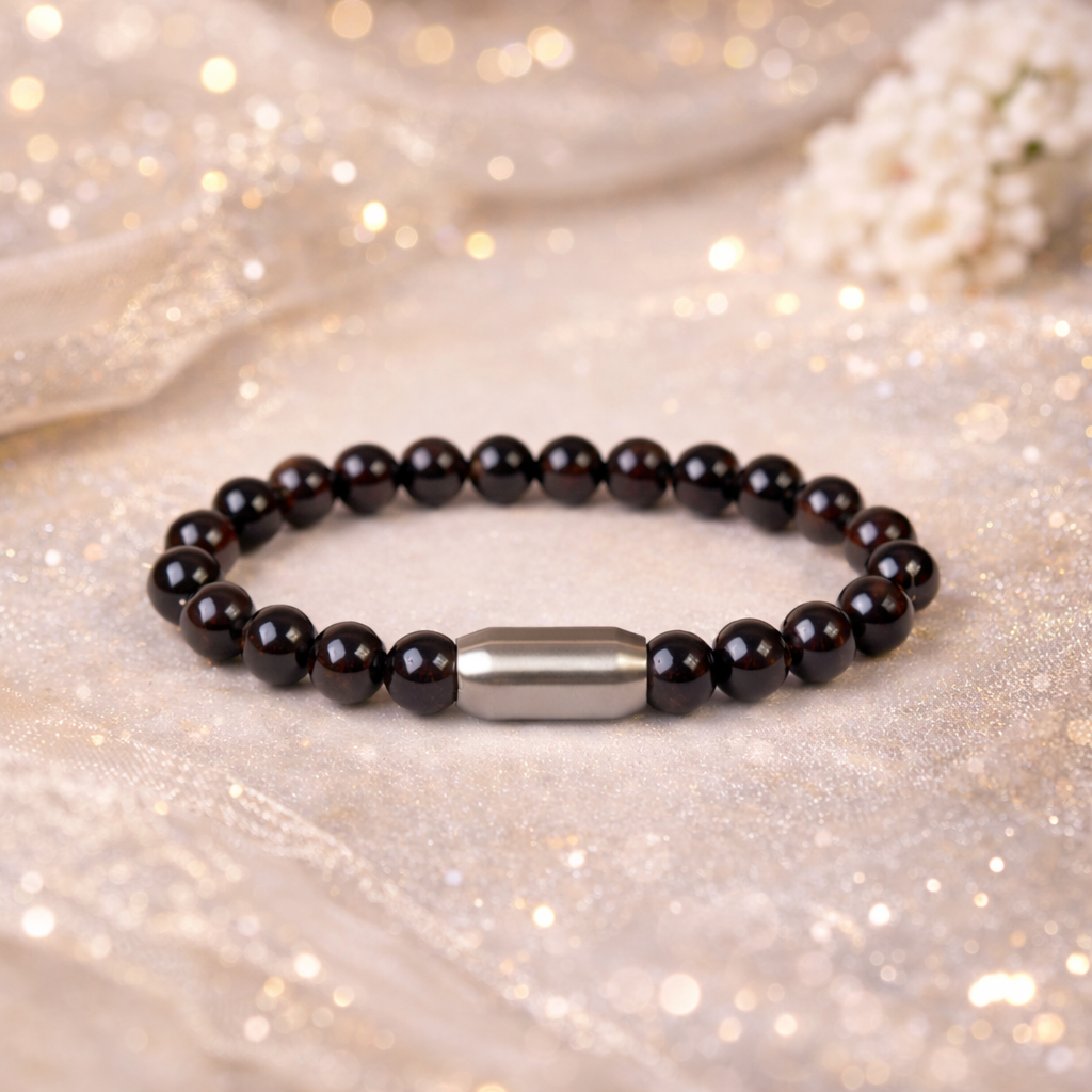 NATURAL GARNET BRACELET