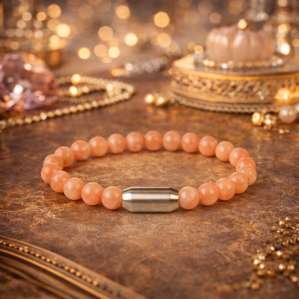 NATURAL SUNSTONE BRACELET
