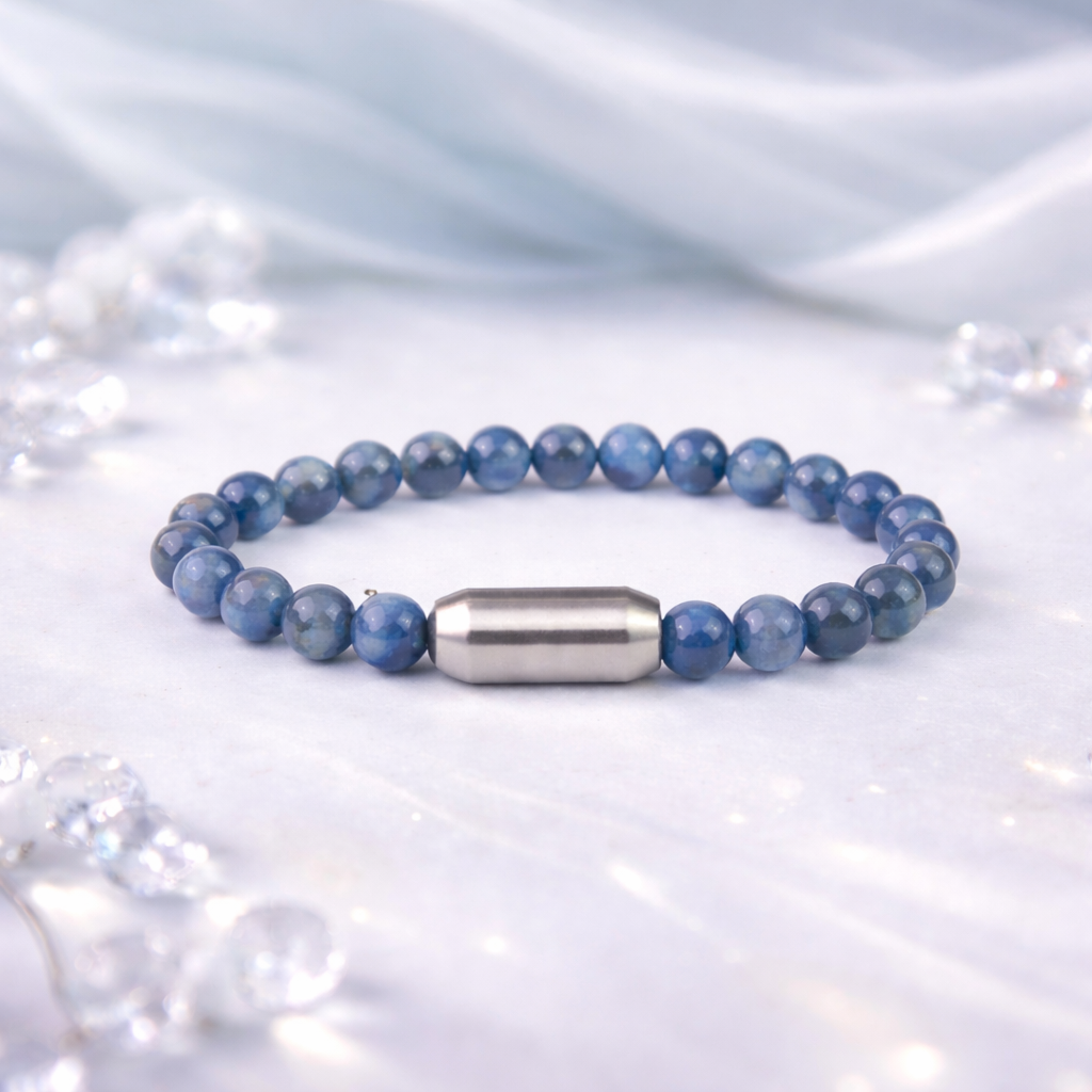NATURAL BLUE KYANITE BRACELET