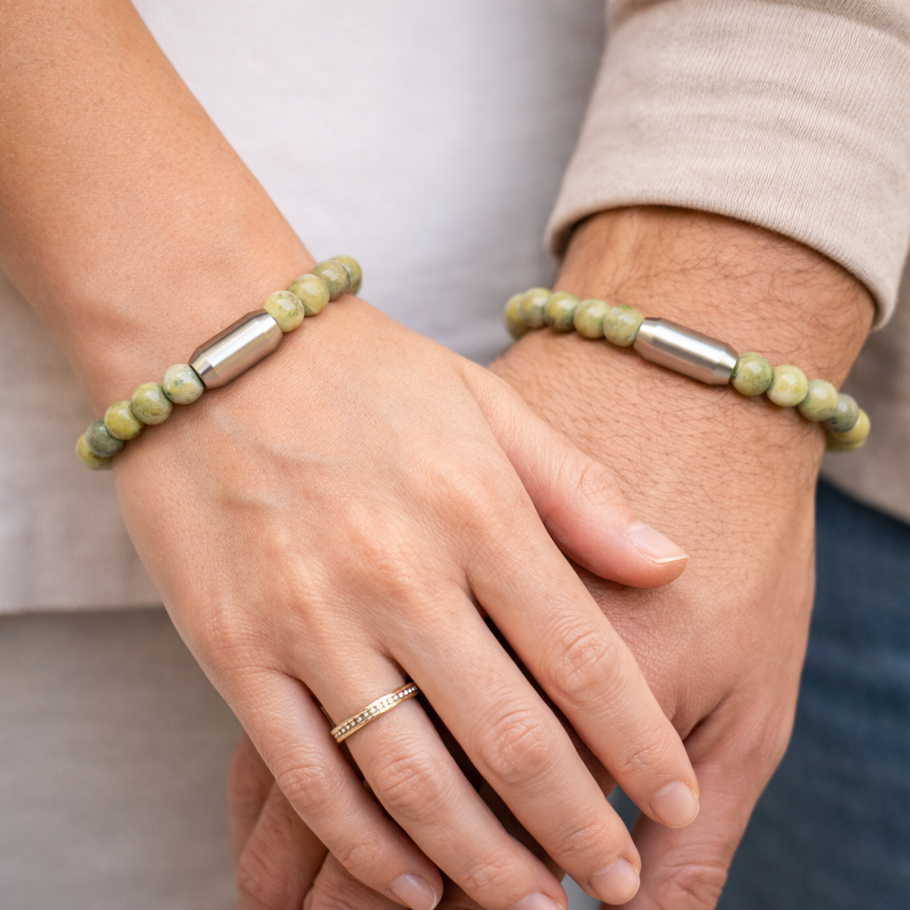 NATURAL SERPENTINE BRACELET