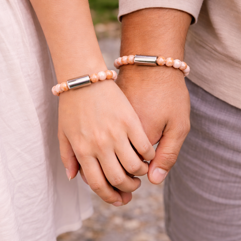 NATURAL PICASSO JASPER BRACELET