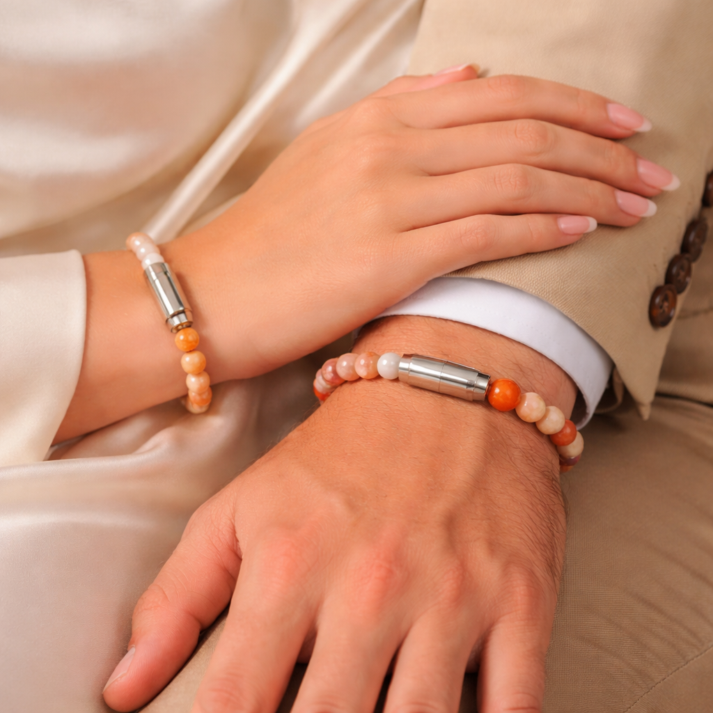 NATURAL PEACH AVENTURINE  BRACELET