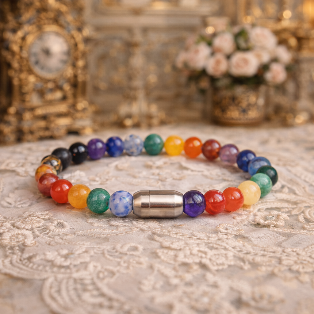 NATURAL 7 CHAKRA BRACELET