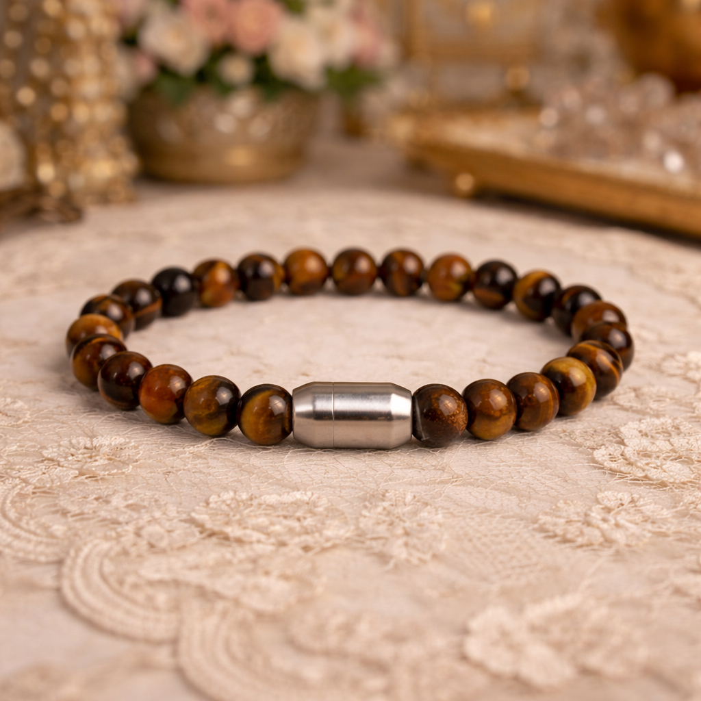 NATURAL TIGER EYE BRACELET