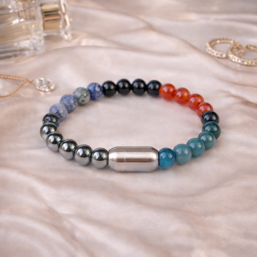 WEIGHT LOSS BRACELET WITH NATURAL CRYSTALS