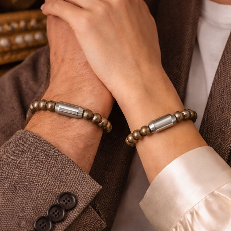 NATURAL PYRITE  BRACELET