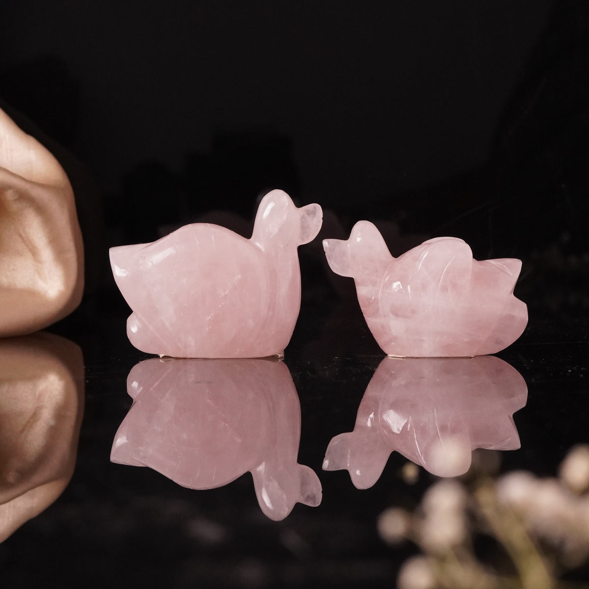 ROSE DUCK PAIR (219 GRAM)