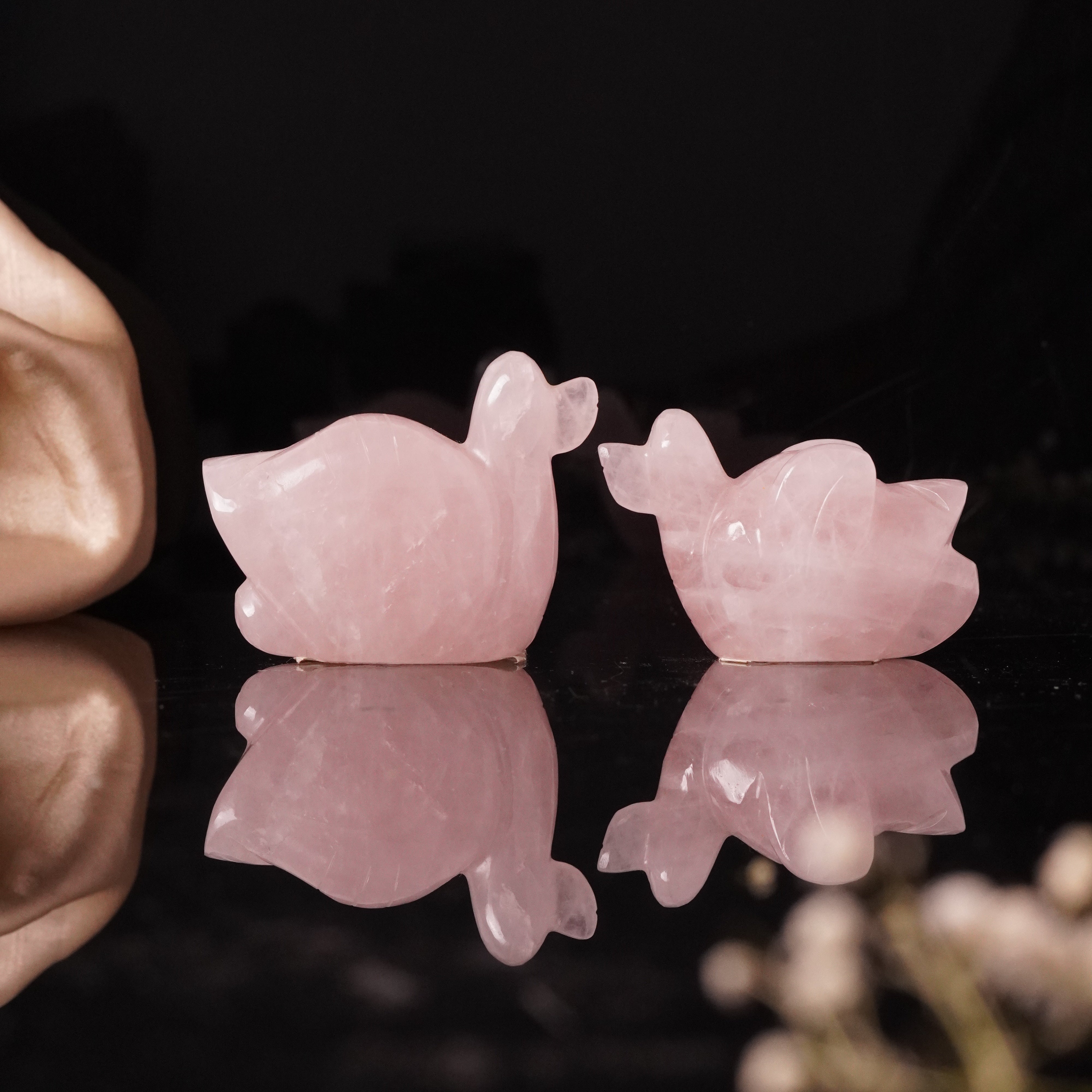 ROSE DUCK PAIR (219 GRAM)