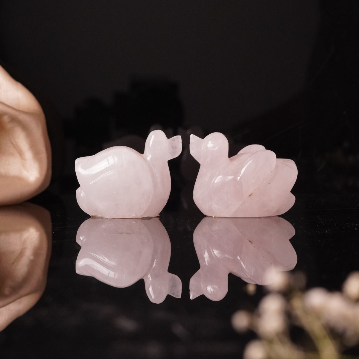 ROSE DUCK PAIR (190 GRAM)