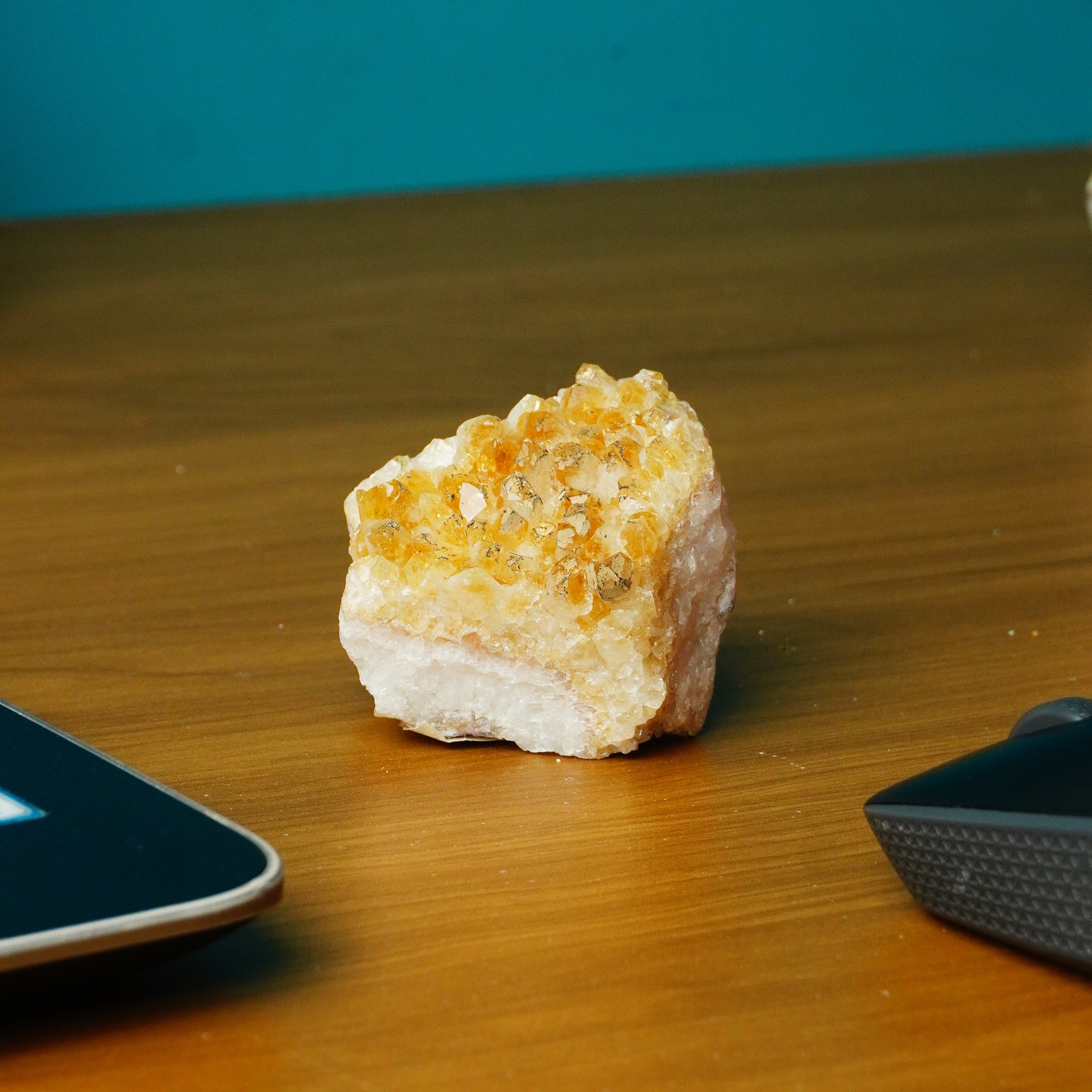 NATURAL CITRINE  CLUSTER (200 GRAMS)