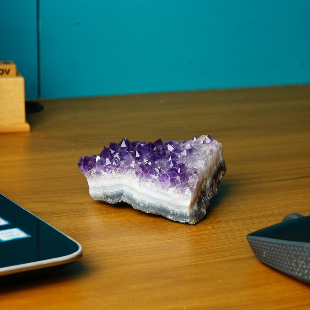 NATURAL AMETHYST CLUSTER (400 GRAMS)