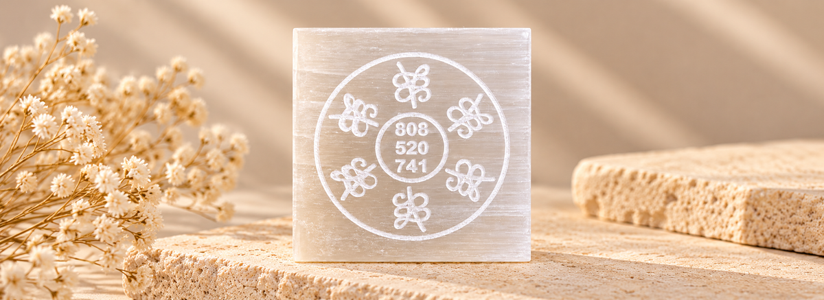 Natural Selenite Plates — Cleanse, Charge & Purify Your Energy Every Day