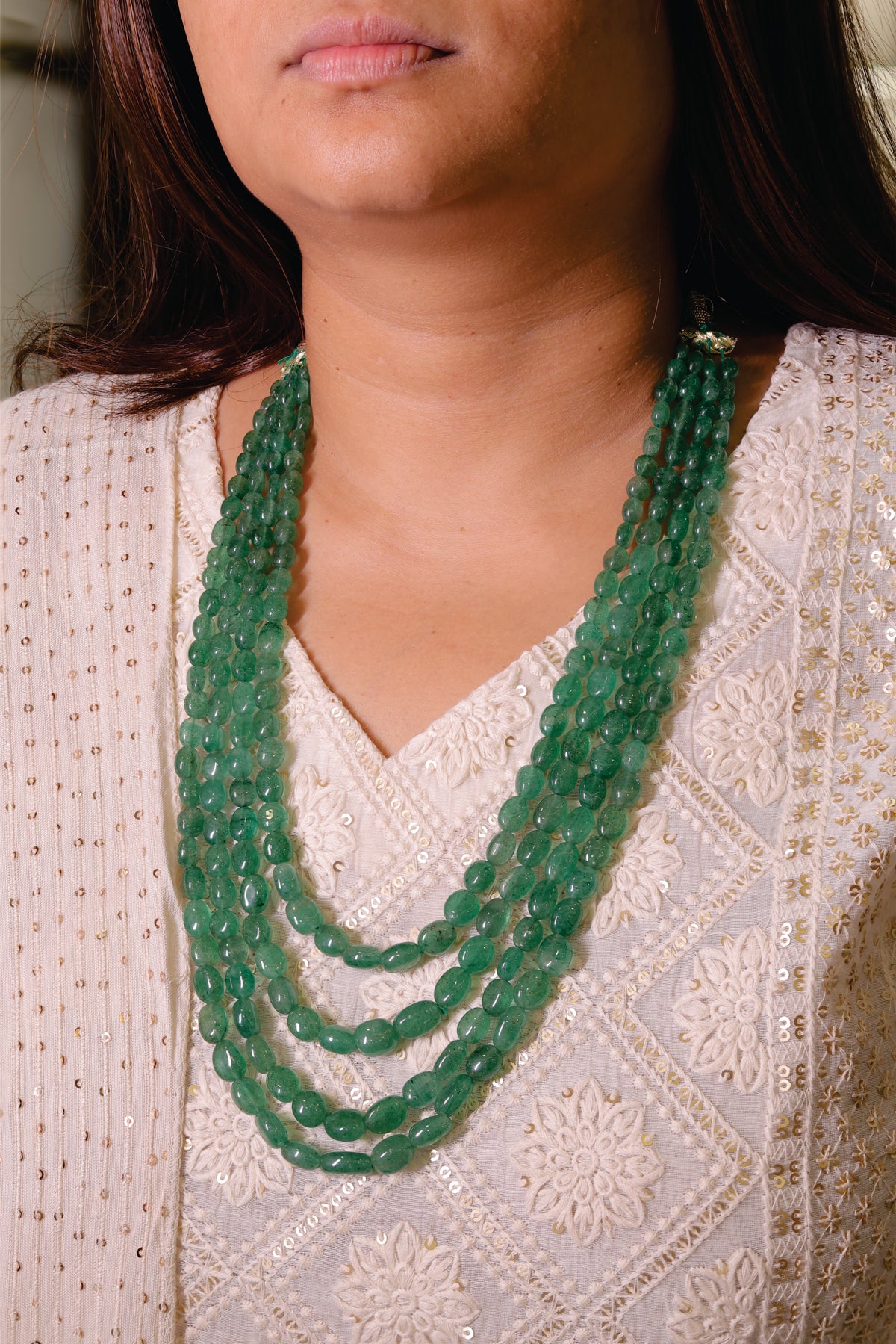 Natural Green Aventurine Mala