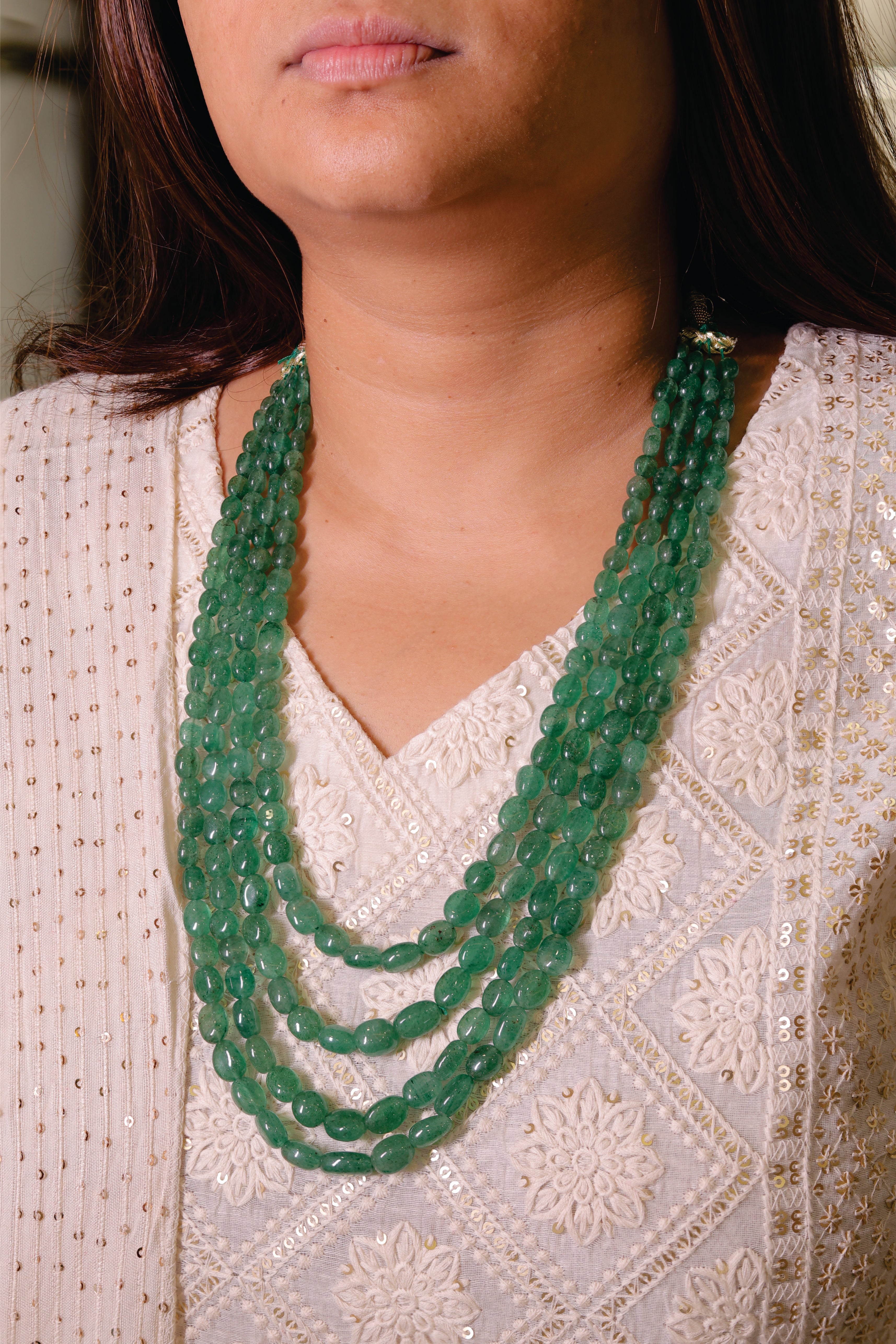 Natural Green Aventurine Mala