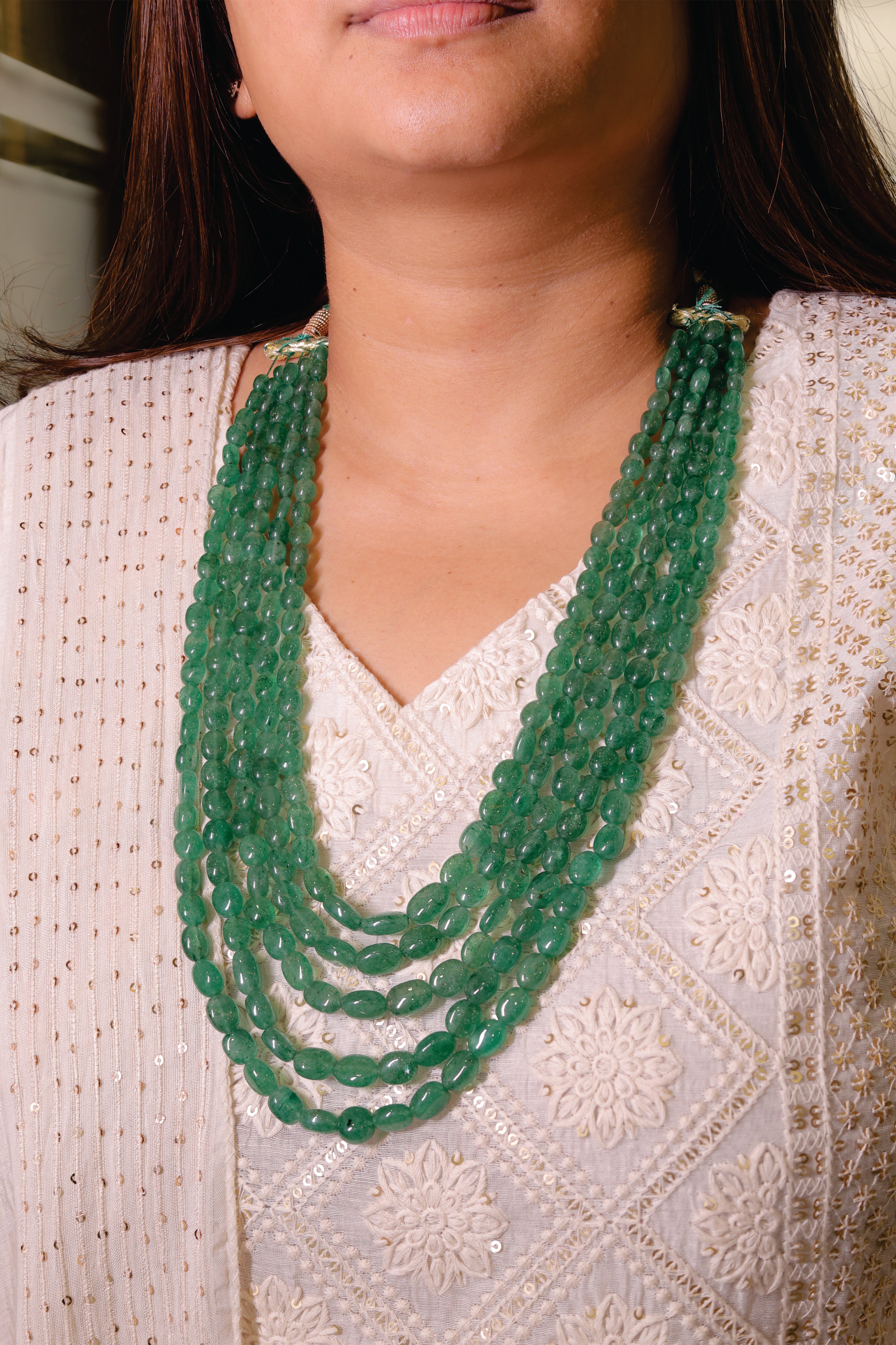 Natural Green Aventurine Mala