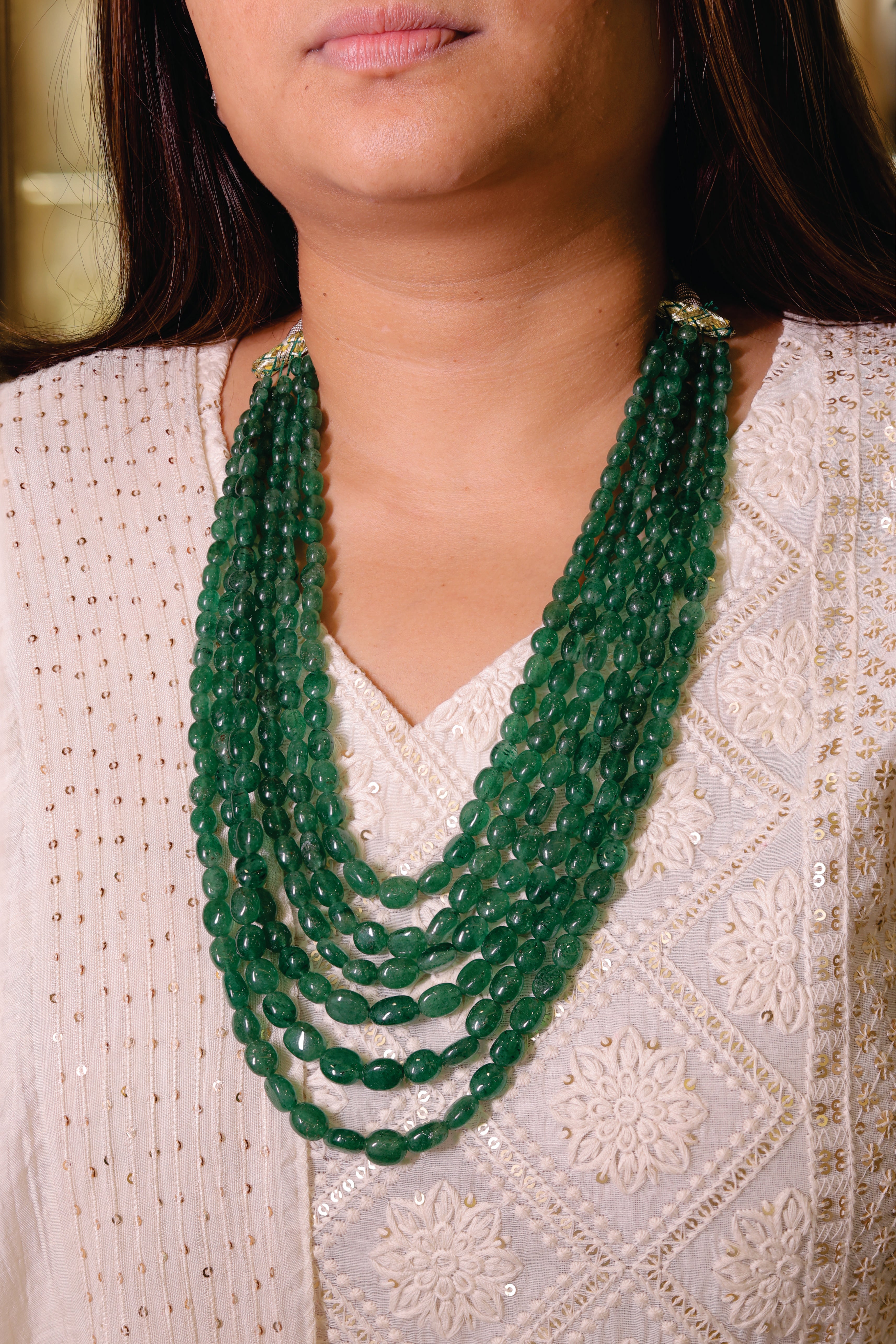 Natural Green Aventurine Mala