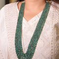 Natural Emerald Mala