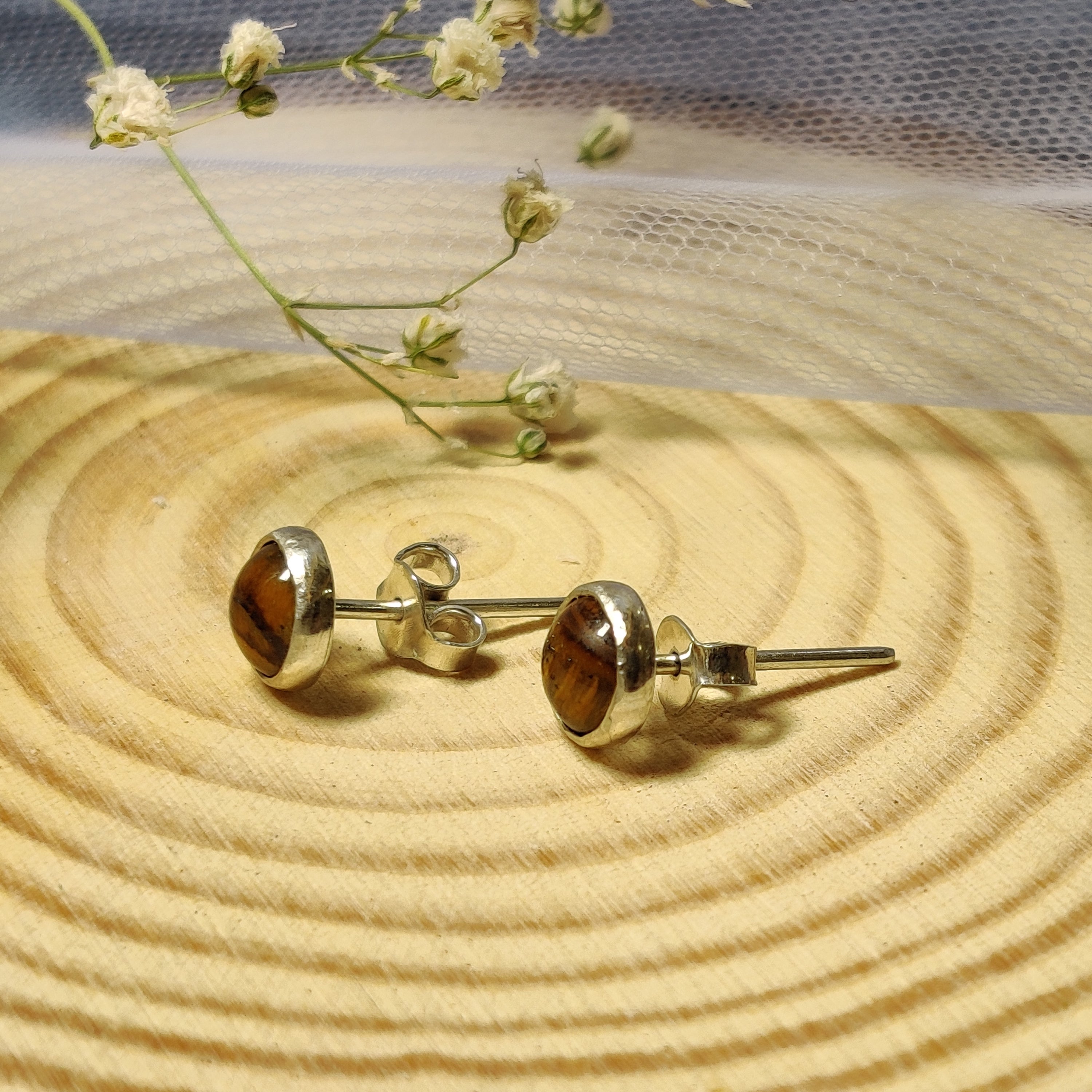 Tiger Eye Earring | BGJER-4