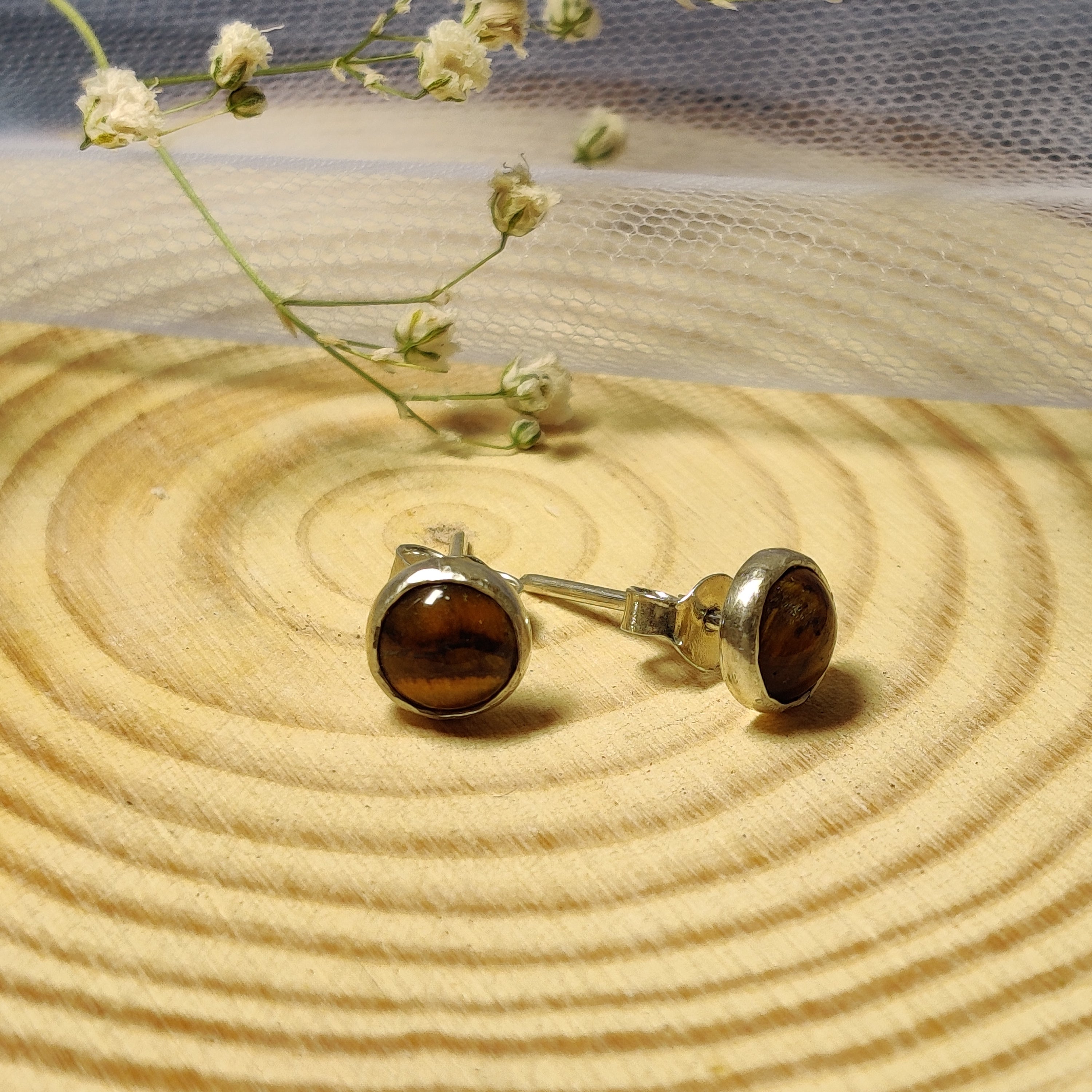 Tiger Eye Earring | BGJER-4