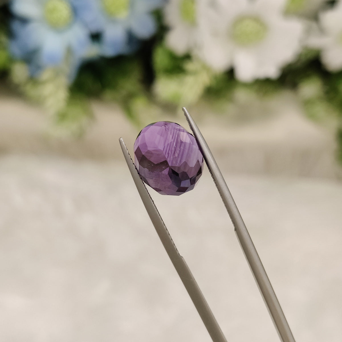 Natural Amethyst (Jamunia) | AME 74 | 7.41 Carat | Certified