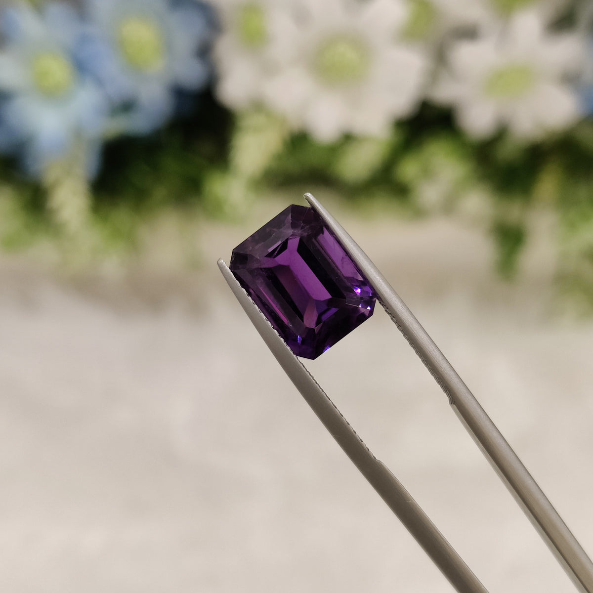 Natural Amethyst (Jamunia) | AME 37 | 5.92 Carat | Certified