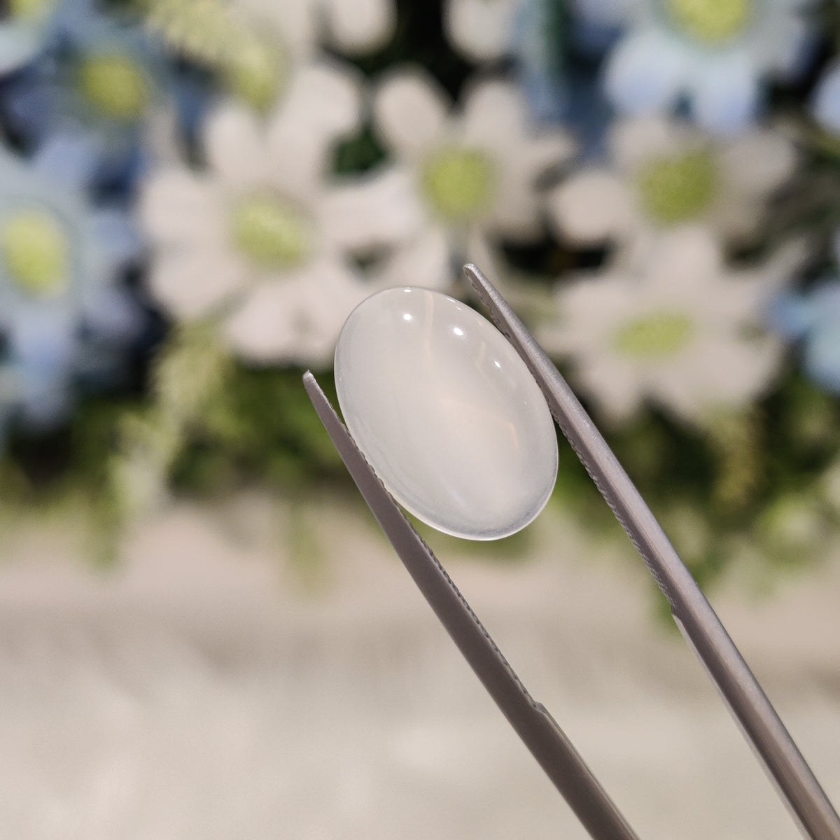 Natural Moonstone (Chandramani) | Moonstone 1 | 3.7 Carat | Certified