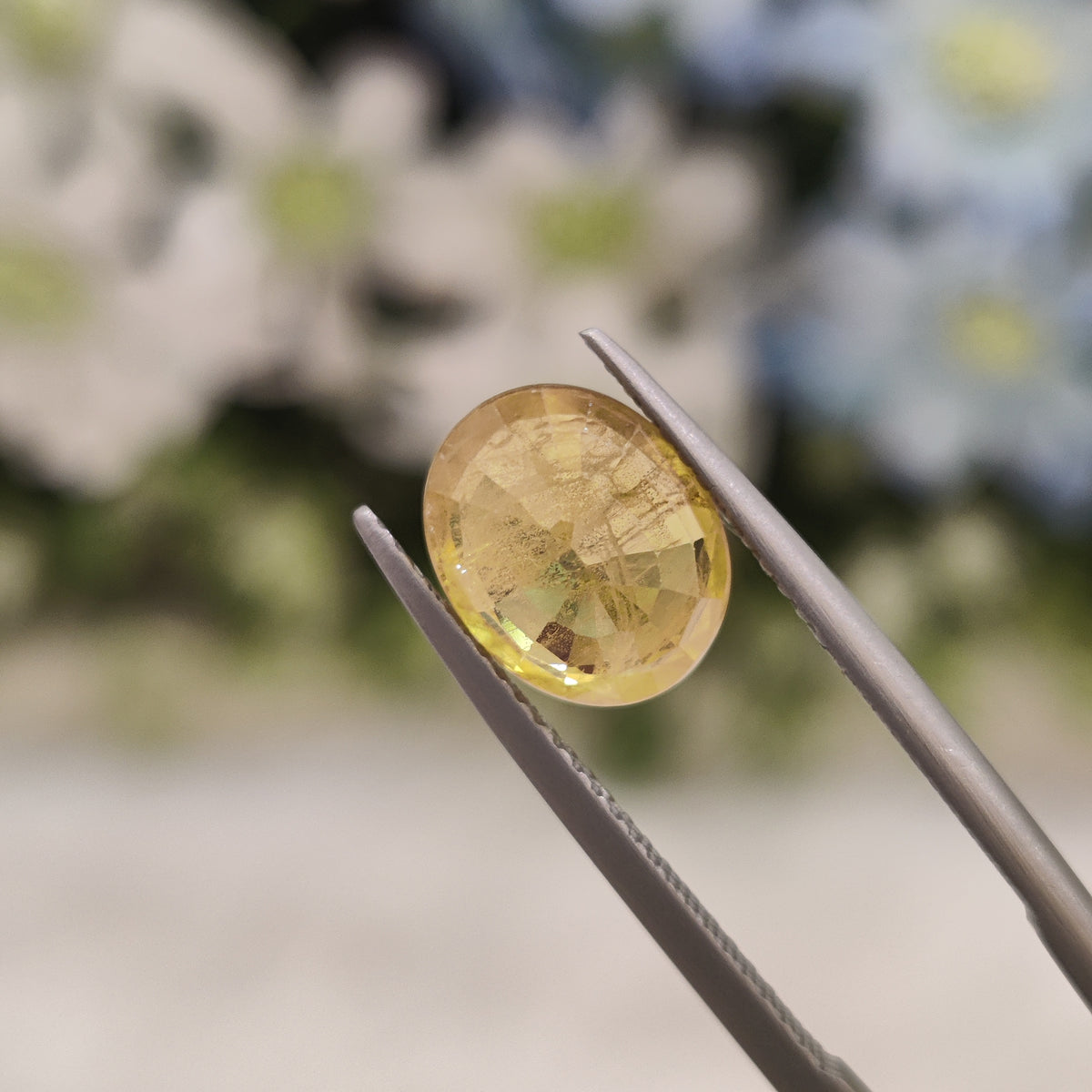 Natural Yellow Sapphire (Pukhraj) | YS 237 | 3.81 Carat | Certified