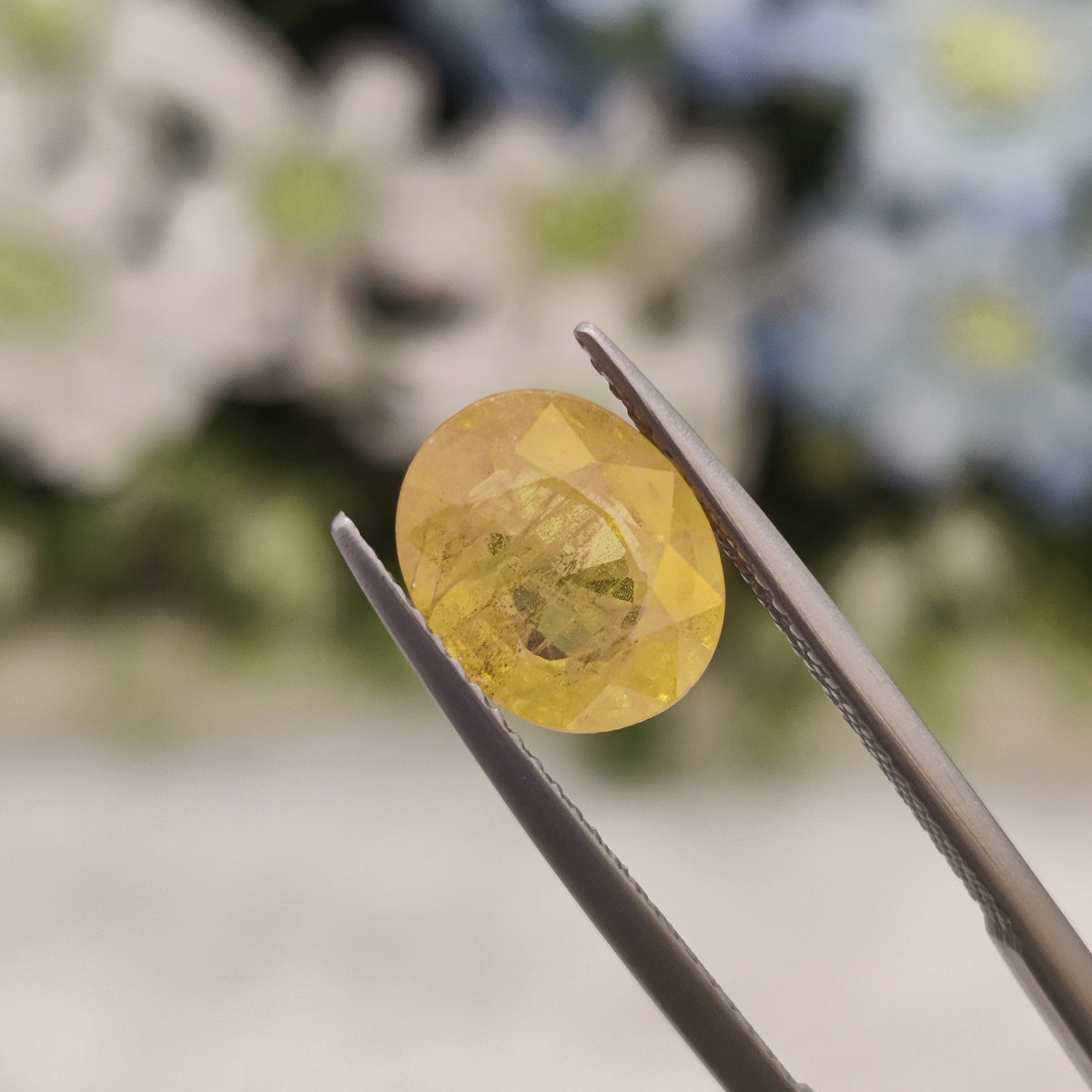 Natural Yellow Sapphire (Pukhraj) | YS 237 | 3.81 Carat | Certified