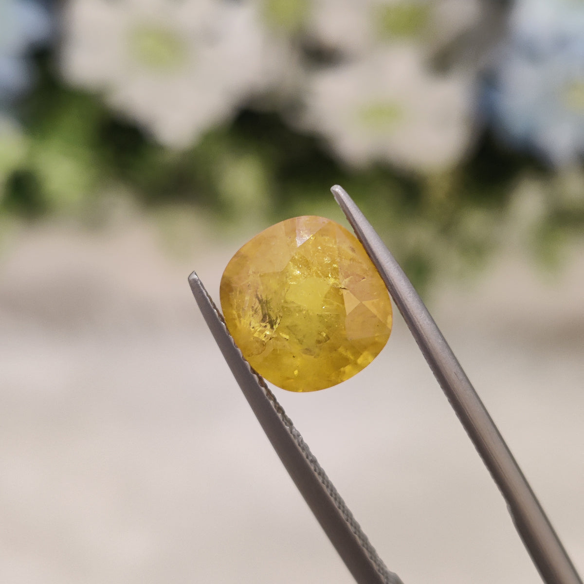 Natural Yellow Sapphire (Pukhraj) | YS 41 | 4.42 Carat | Certified