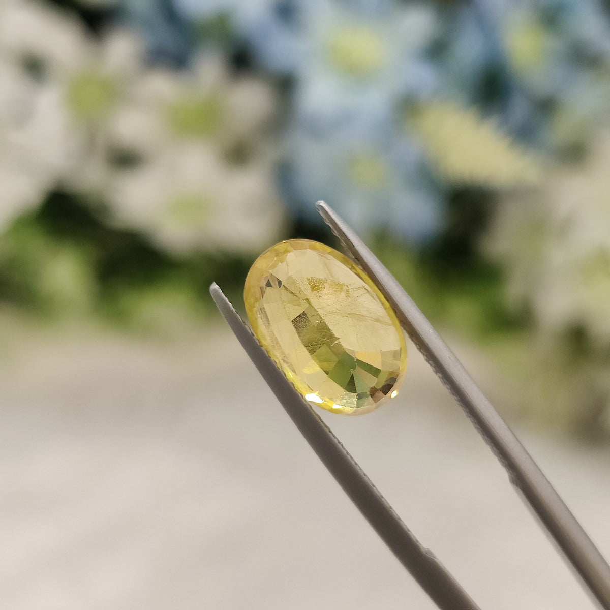 Natural Yellow Sapphire (Pukhraj) | YS 202 | 4.37 Carat | Certified