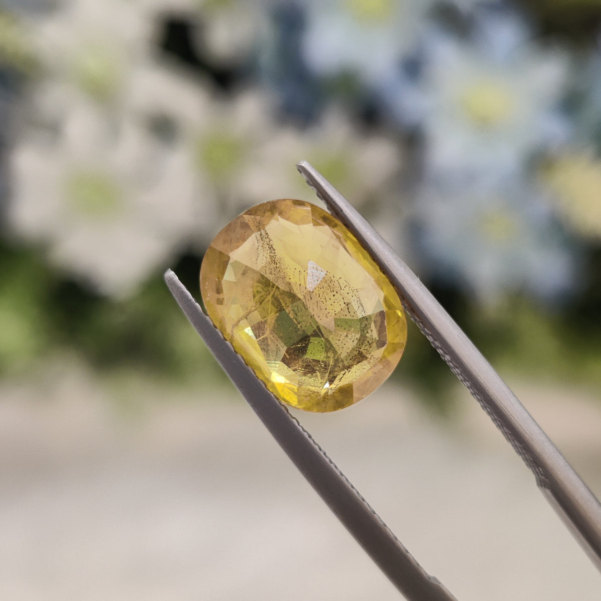 Natural Yellow Sapphire (Pukhraj) | YS 155 | 4.53 Carat | Certified