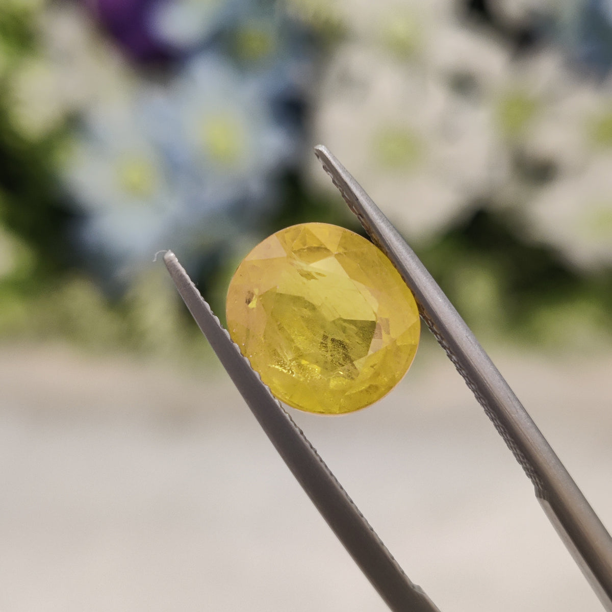 Natural Yellow Sapphire (Pukhraj) | YS 211 | 5.20 Carat | Certified