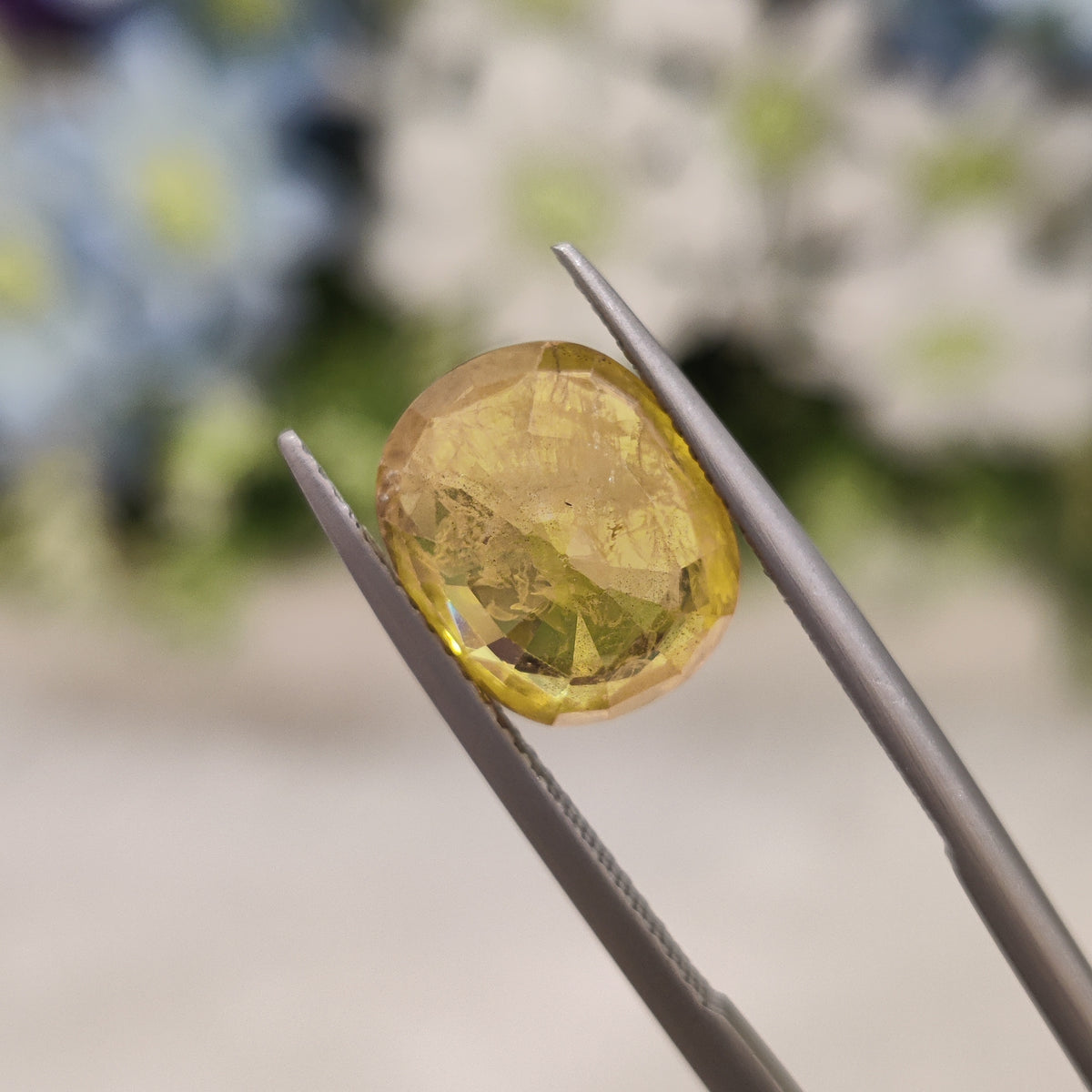 Natural Yellow Sapphire (Pukhraj) | YS 78 | 5.94 Carat | Certified